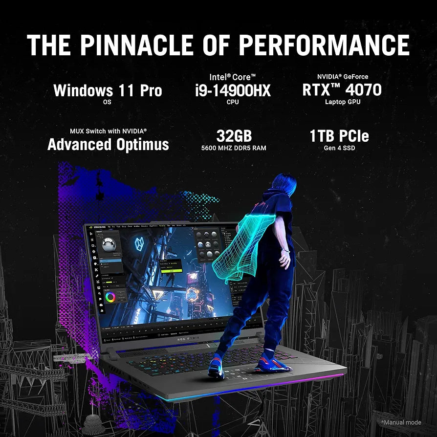 ASUS ROG Strix G16 RTX4070 / i9 + Premium Gaming Bundle (€300 Value) – Fast EU Shipping