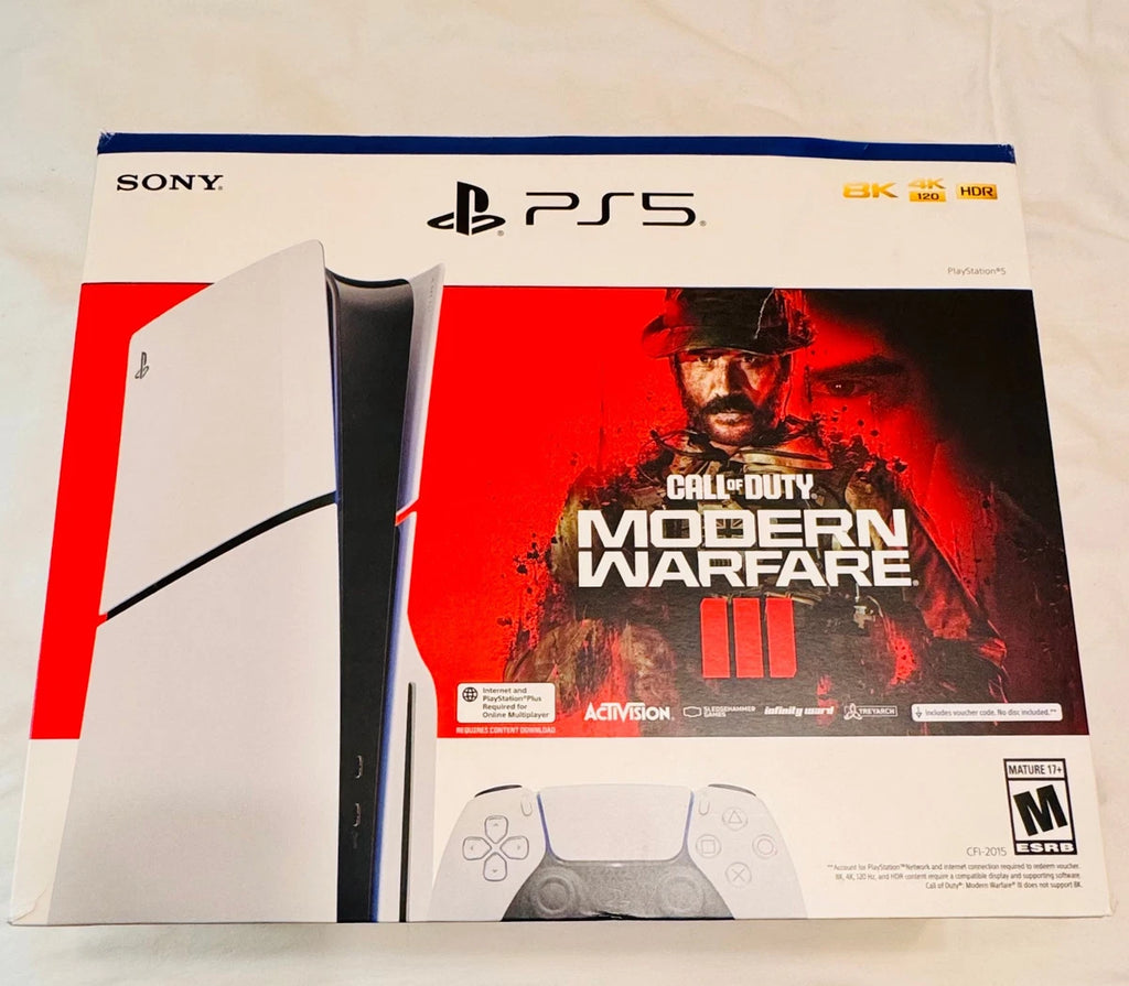 Sony Play Station 5 Slim Disc Edition 1TB - MW III Bundle + add CONTROLLER & CS & FIFA 2025 Spider-Man 2 CD Purchased December 12, 2025 The invoice is included