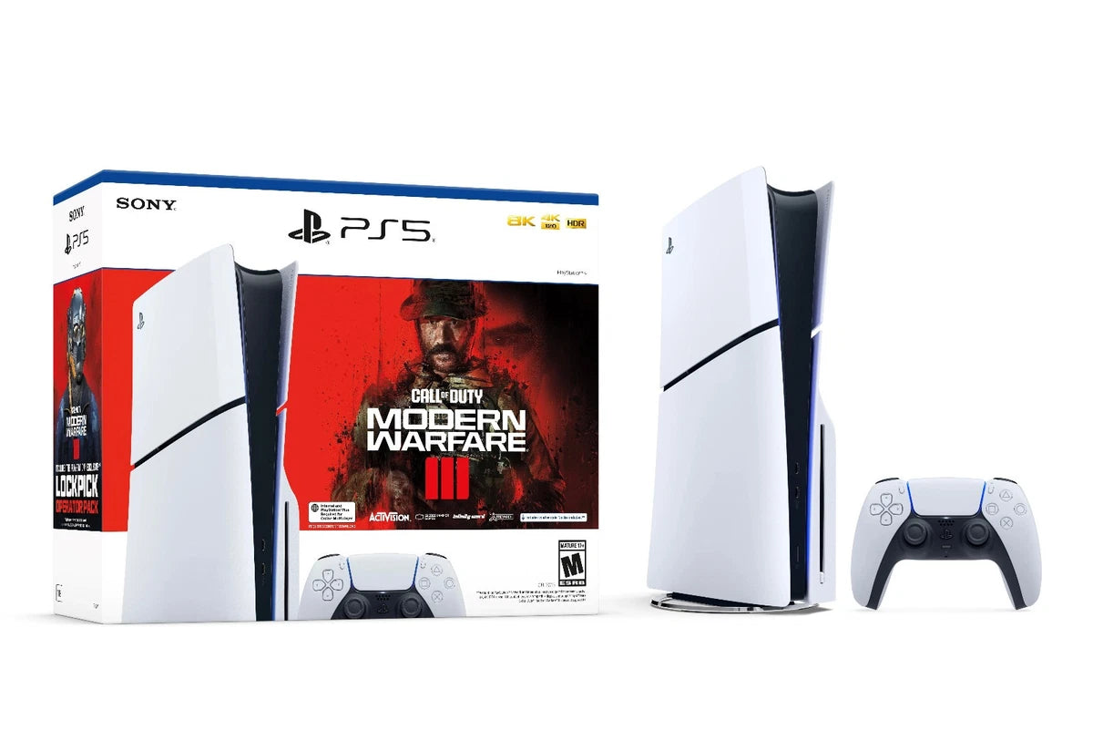 Sony Play Station 5 Slim Disc Edition 1TB - MW III Bundle + add CONTROLLER & CS & FIFA 2025 Spider-Man 2 CD Purchased December 12, 2025 The invoice is included